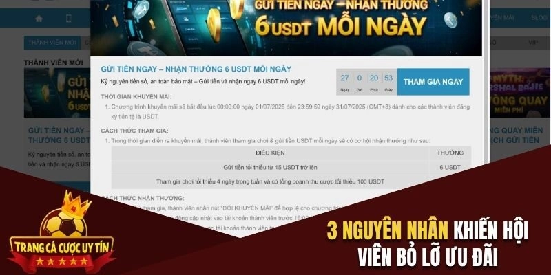 3 nguyên nhân khiến hội viên bỏ lỡ ưu đãi