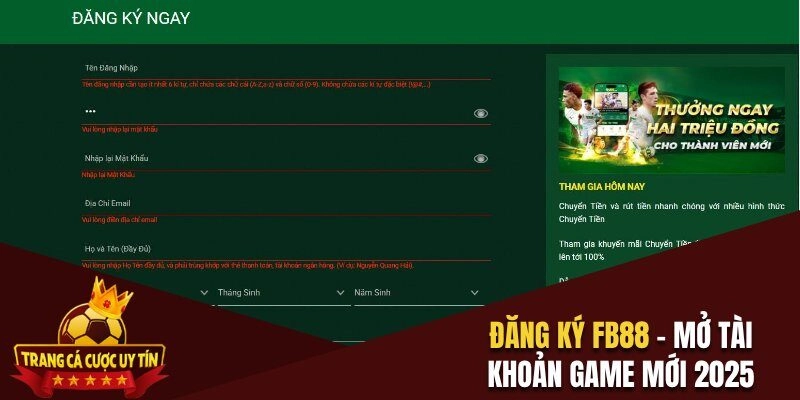 Đăng ký FB88