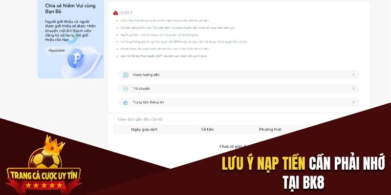 Lưu ý cần phải nhớ để thuận lợi gửi điểm