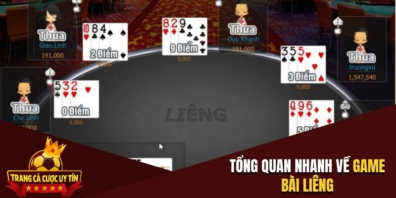 Tổng quan nhanh về game bài đổi thưởng Liêng